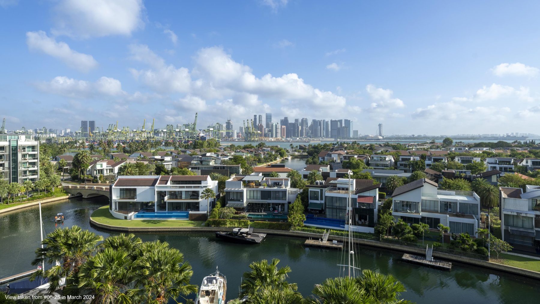 Landed homes on the waterway